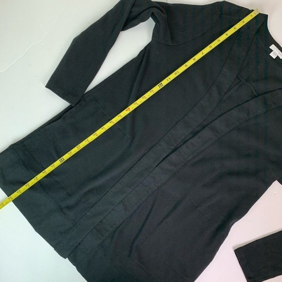 J. Jill light cardigan EUC black with pockets M - Picture 7 of 8